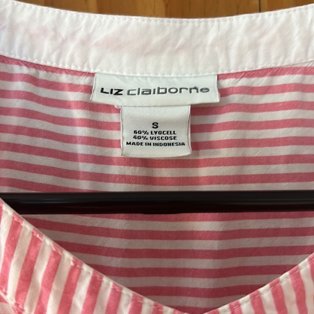 ***** 5 for $25 Liz Claiborne Sleeveless High Low Top - Picture 4 of 5